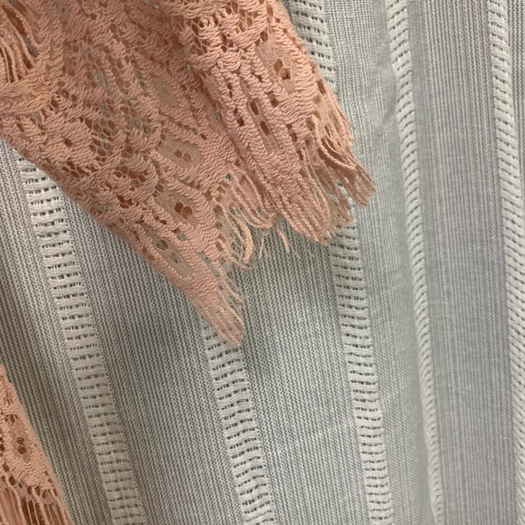 RN Studio by RonniNicole Pink Peach Lace Dress Size 6 - Picture 9 of 11